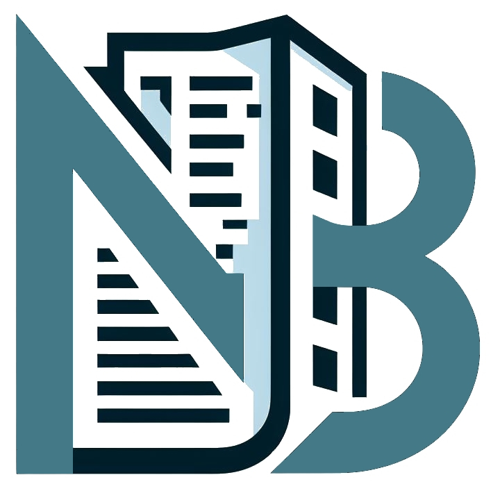 Logo du site constitué d'un N et d'un B formant un immeuble